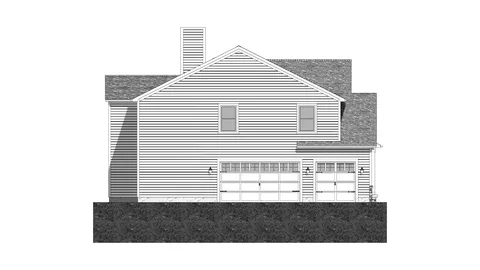 The Kelly house plan, exterior view 4